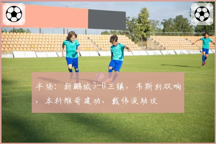 半场：新鹏城3-0三镇，韦斯利双响，本科维奇建功，戴伟浚助攻