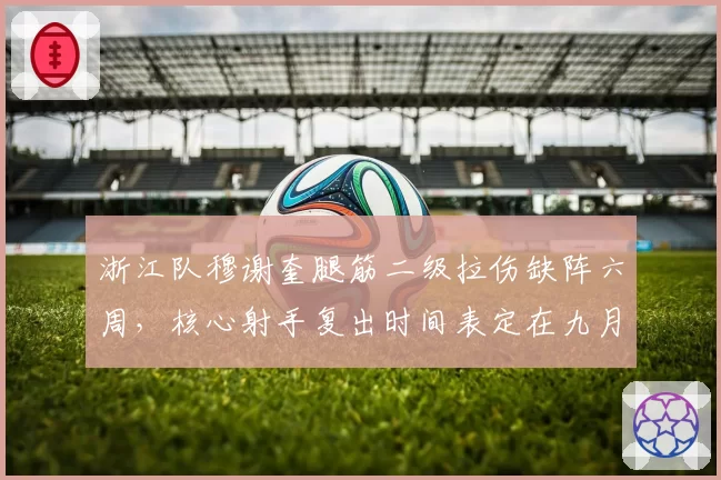 浙江队穆谢奎腿筋二级拉伤缺阵六周,核心射手复出时间表定在九月初